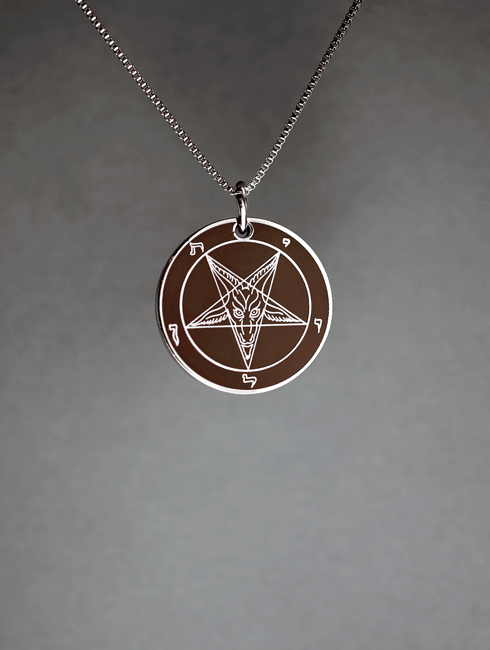 Belial's Power - Baphomet Cloisonné Medallion - Satanme