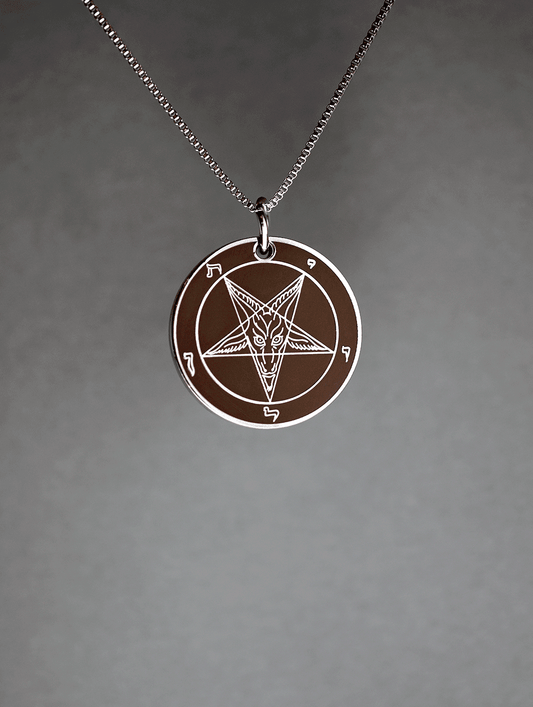 Belial's Power - Baphomet Cloisonné Medallion - Satanme