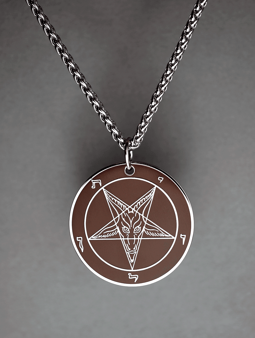 Belial's Power - Baphomet Cloisonné Medallion - Satanme