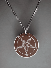 Belial's Power - Baphomet Cloisonné Medallion - Satanme