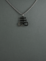 1" Brimstone - Hell Forged Steel Medallion - Satanme