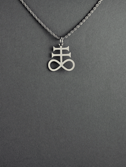 1" Brimstone - Hell Forged Steel Medallion - Satanme