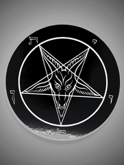 Baphomet Static Cling Sticker - Satanme