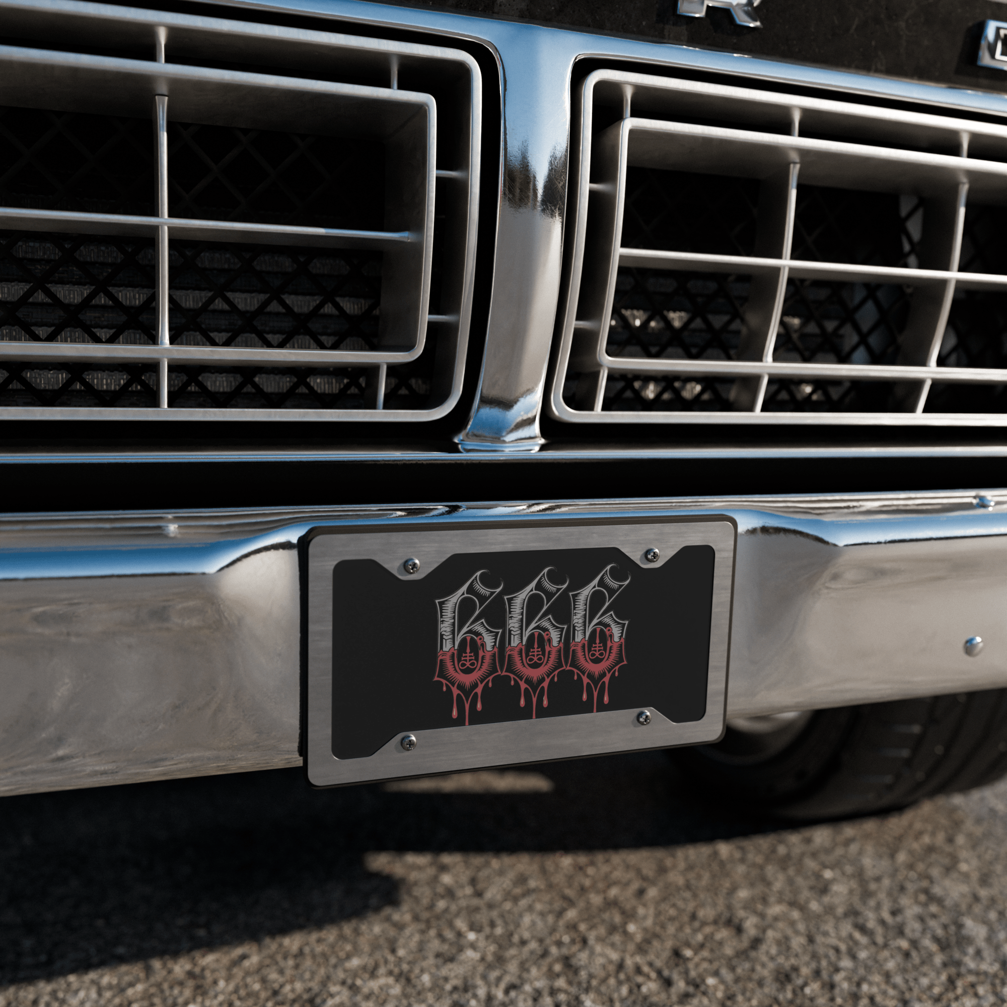 666 Vanity Plate - Satanme