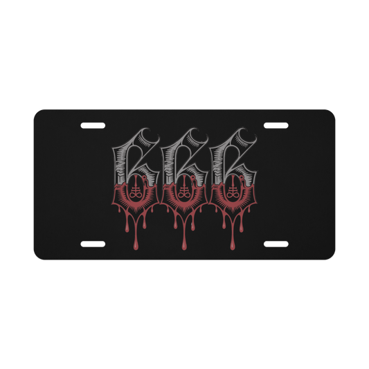 666 Vanity Plate - Satanme
