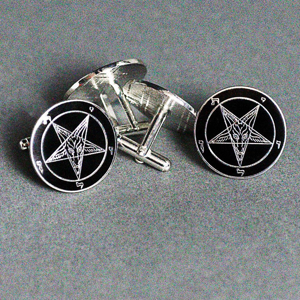 Sigil of Baphomet Cufflinks - Satanme