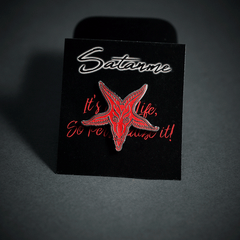 Baphomet Goats Head Pin - Satanme
