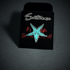 Baphomet Goats Head Pin - Satanme