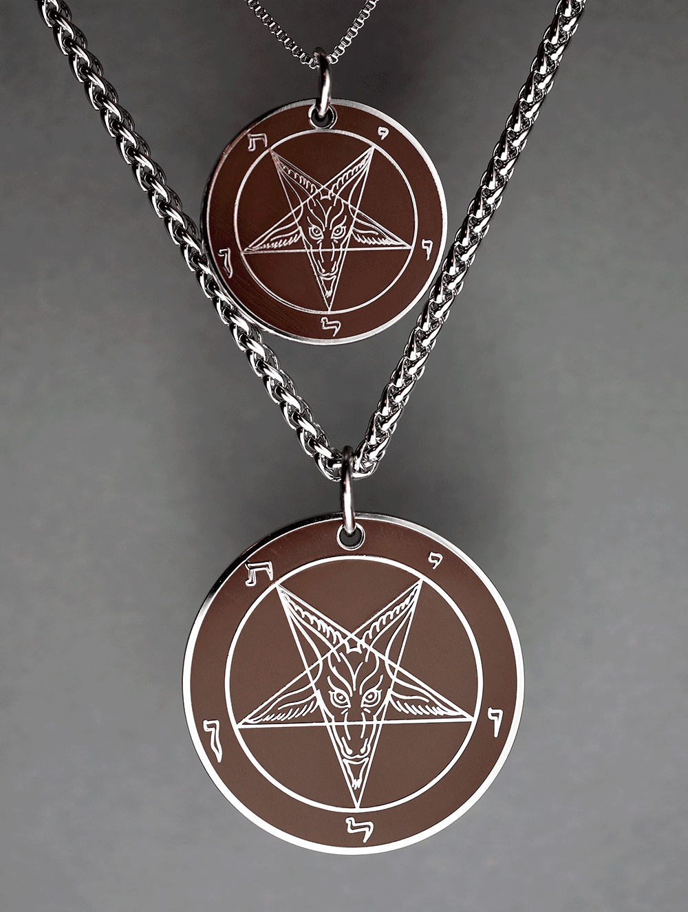 Belial's Power - Baphomet Cloisonné Medallion - Satanme