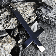 Inverted Cross Medallion - Satanme