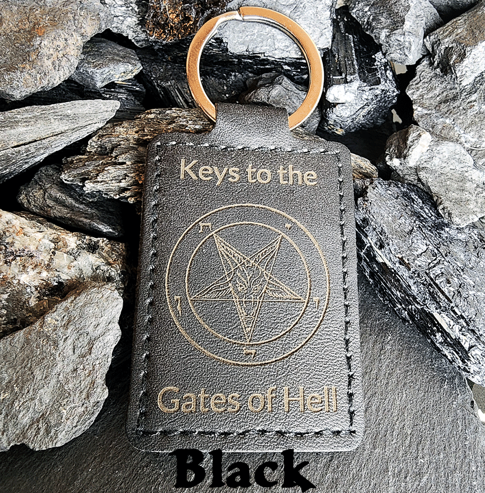 Satanme Leather Key Chain - Satanme