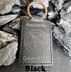 Satanme Leather Key Chain - Satanme