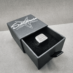 Brimstone Steel Signet Ring - Satanme