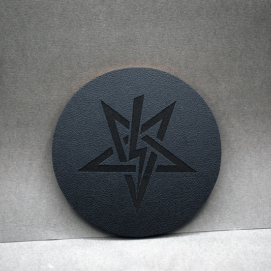Satanme Cork & Leather Coasters - Satanme
