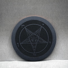Satanme Cork & Leather Coasters - Satanme