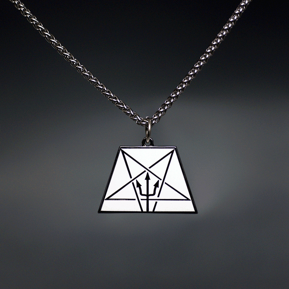 Double Sided Order of the Trapezoid Medallion - Satanme