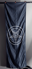 Baphomet Long Church Banner - Satanme