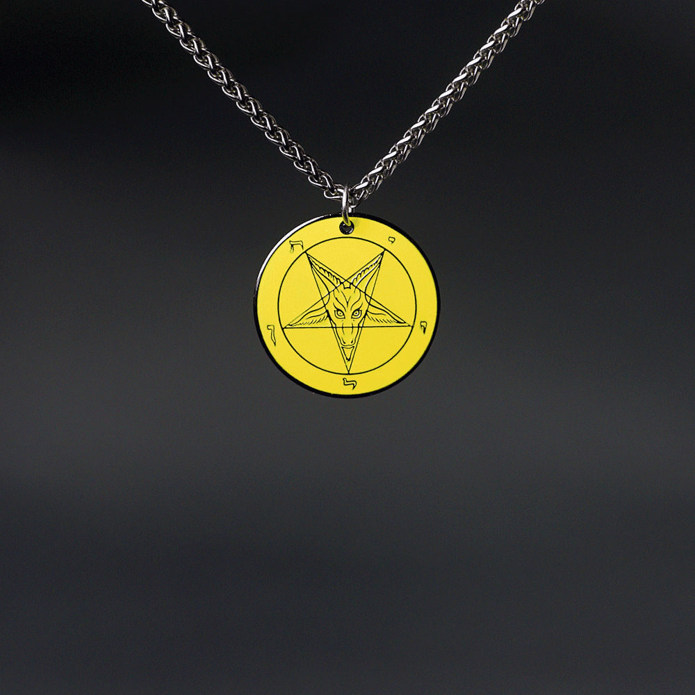 Baphomet Medallion - Hell Forged Steel - Satanme