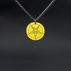 Baphomet Medallion - Hell Forged Steel - Satanme