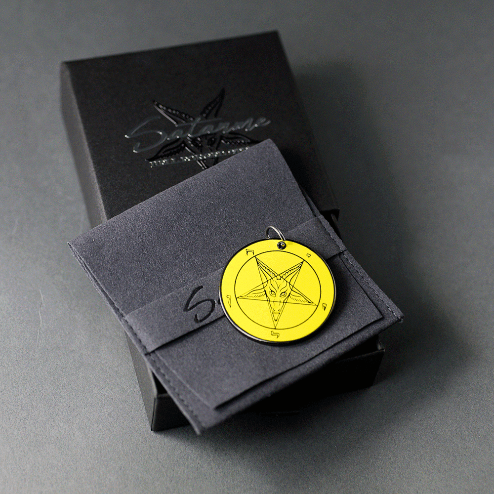 Baphomet Medallion - Hell Forged Steel - Satanme