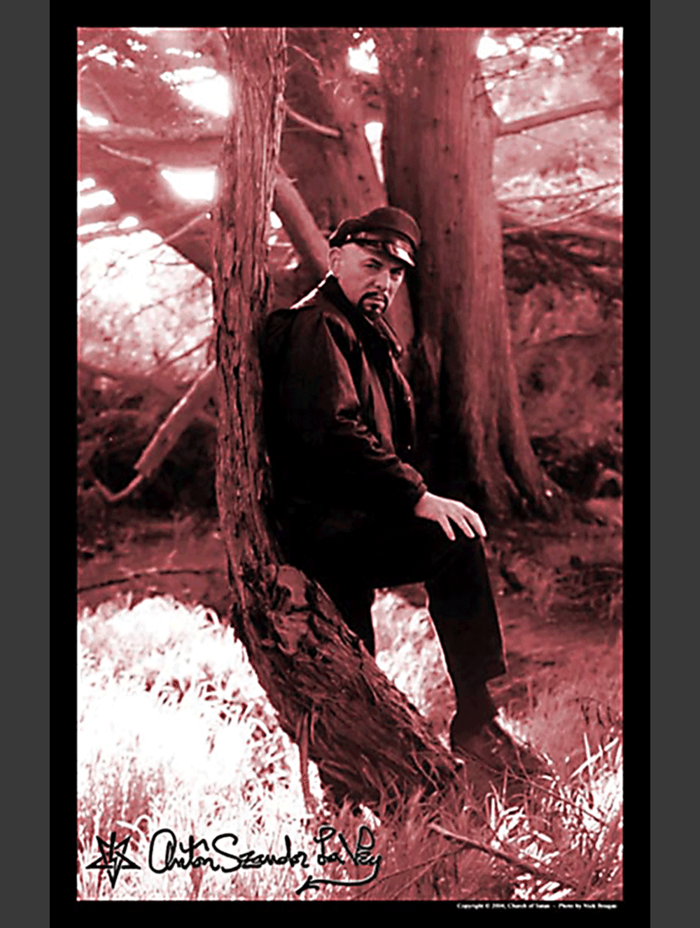 Anton LaVey Signature Print - Satanme