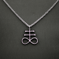 Veiled Brimstone - Hell Forged Steel Medallion - Satanme