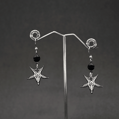 Goats Head (Baphy) Earrings - Satanme