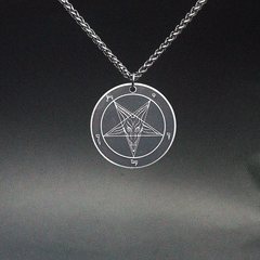 Baphomet Ritual Medallion - Hell Forged Steel - Satanme