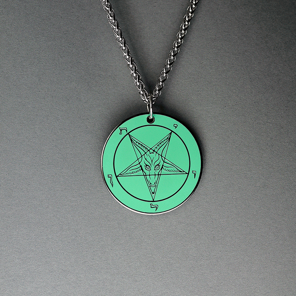 Baphomet Ritual Medallion - Hell Forged Steel - Satanme