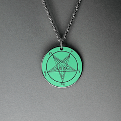 Baphomet Ritual Medallion - Hell Forged Steel - Satanme