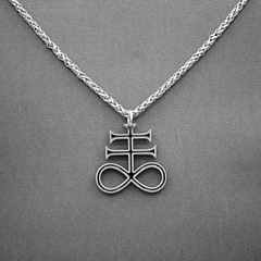 Veiled Brimstone - Hell Forged Steel Medallion - Satanme