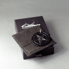 Midnight Moon - Baphomet Cloisonné Medallion - Satanme