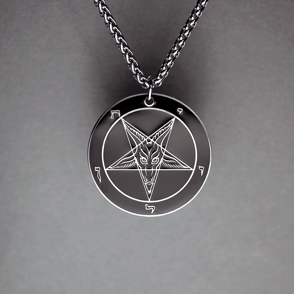 Baphomet Ritual Medallion - Hell Forged Steel - Satanme
