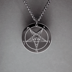 Baphomet Ritual Medallion - Hell Forged Steel - Satanme