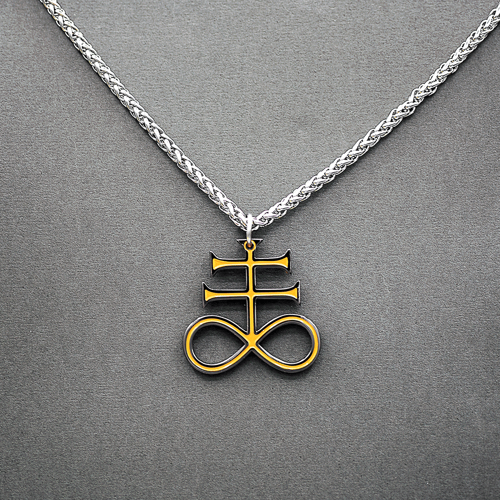 Veiled Brimstone - Hell Forged Steel Medallion - Satanme