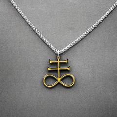 Veiled Brimstone - Hell Forged Steel Medallion - Satanme