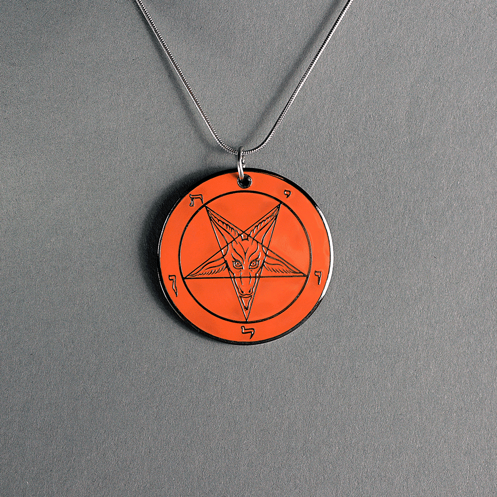 Baphomet Ritual Medallion - Hell Forged Steel - Satanme