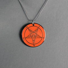 Baphomet Ritual Medallion - Hell Forged Steel - Satanme