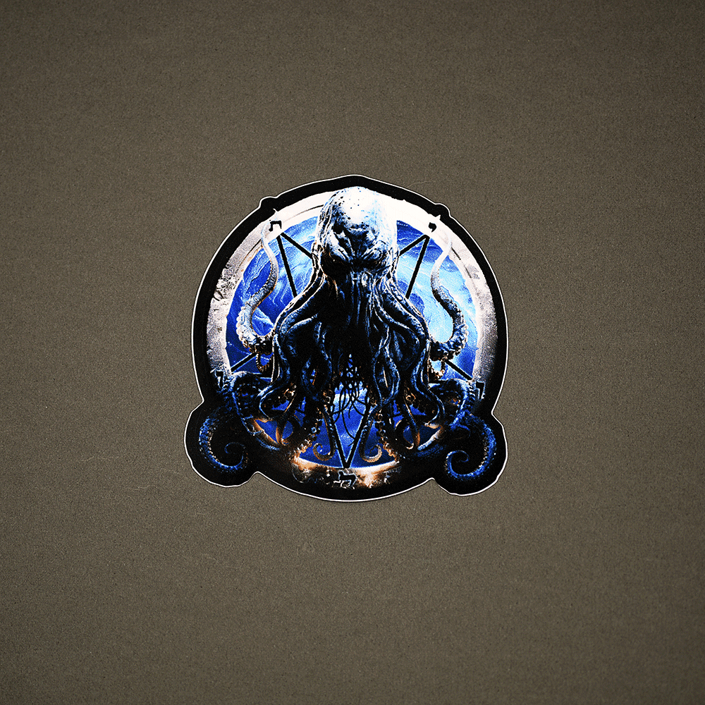 Old Gods Design Sticker - Satanme