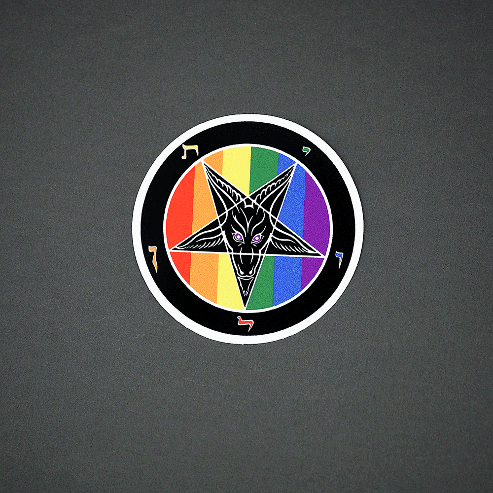 Satanme Pride Design Sticker - Satanme