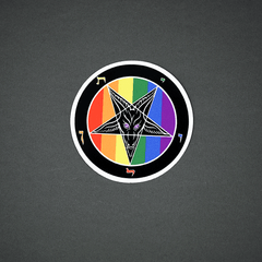 Satanme Pride Design Sticker - Satanme