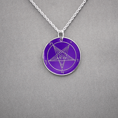 The Devil's Mirror - Double-Sided Baphomet Medallion - Satanme