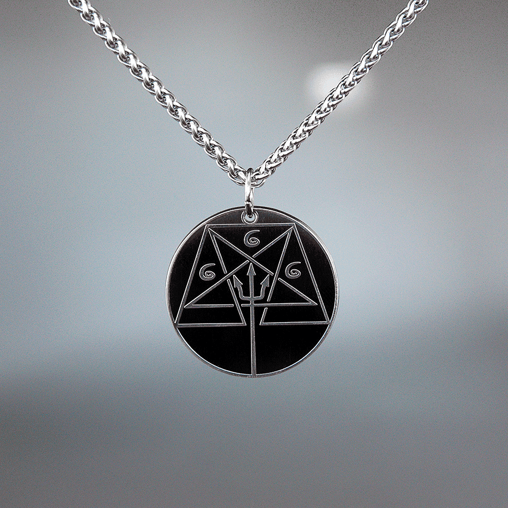 Round Order of the Trapezoid Ritual Medallion - Satanme