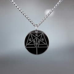 Round Order of the Trapezoid Ritual Medallion - Satanme