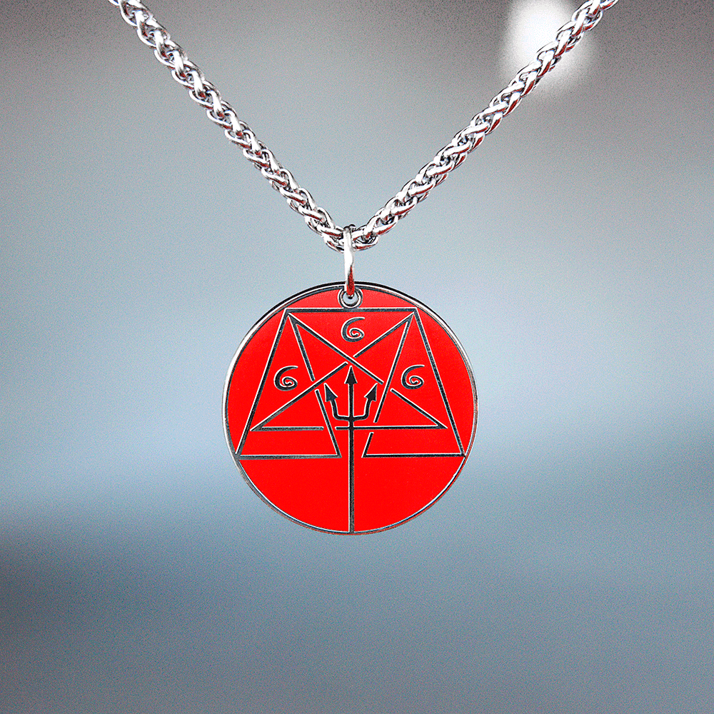 Round Order of the Trapezoid Ritual Medallion - Satanme