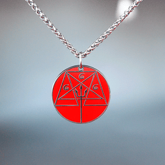 Round Order of the Trapezoid Ritual Medallion - Satanme