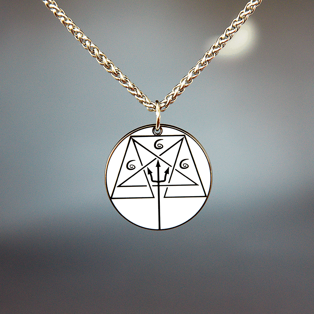 Round Order of the Trapezoid Ritual Medallion - Satanme