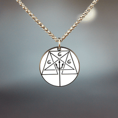 Round Order of the Trapezoid Ritual Medallion - Satanme