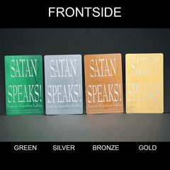 Satan Speaks Bookmark - Satanme Signature Series - Satanme