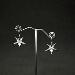 Goats Head (Baphy) Earrings - Satanme